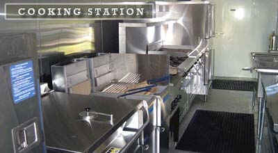 Cooking Stations available at United States Logistics Consulting Services